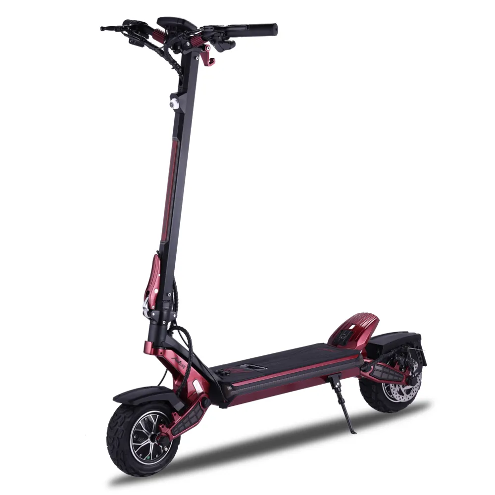 Mukuta 9 Scooters eléctricos Potente adulto 48V 15.6Ah Motor 800W Velocidad máxima 44 Km/H 9 pulgadas Scooters eléctricos 4 ruedas 2 ruedas