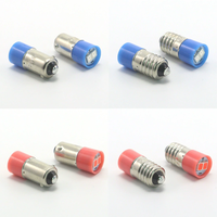 Ampoule LED E10 BA9S avec interrupteur à bouton, indicateur lumineux, 6V 12V 24V 36V 48V 60V 120V 240V