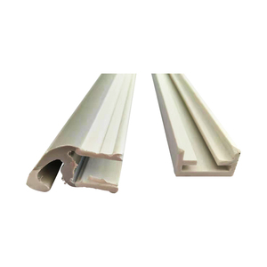 Profils de tuyaux rectangulaires en <span class=keywords><strong>PVC</strong></span> personnalisés, tuyaux rectangulaires en plastique <span class=keywords><strong>PVC</strong></span>, profilés en plastique extrudé - Product Image 5