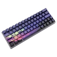 Dawn Of Light OEM Papan Ketik PBT, 71 Tombol Sublimasi Lima Sisi Cocok dengan GH60/GK64/GK61 Papan Ketik Mechacanil