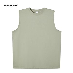Camisetas de Verano sin Mangas para Hombre, Estilo Casual, Talla Grande, 100% Algodón, Transpirable, Secado Rápido, Venta al por Mayor, Modelo BY240T, Lisa - Product Image 4