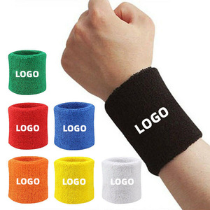 כותנה צבעוני מותאם אישית נושם יוניסקס פועל בדמינטון ספורט זיעה להקות זיעה רצועת יד ביד - Product Image 1