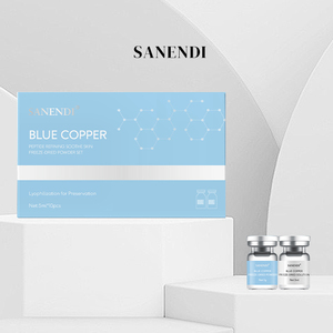 Sérum hydratant à l'acide hyaluronique au cuivre bleu, peptide PDRN, anti-âge, hydratation, réparation de la peau, rajeunissement cutané, OEM, marque privée - Product Image 1