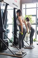 Máquina de remo y esquí comercial para fitness, remo de aire para interiores, máquina de esquí para ejercicio en gimnasio