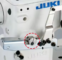 Machine à coudre industrielle JUKI série MF-7500 MF-7523C11B56 MF-7523U11B56, point de surjet à 3 aiguilles, lit plat, surjet supérieur et inférieur