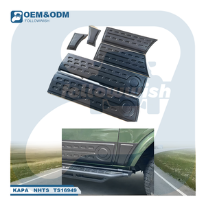 Protector de Esquinas Laterales para Auto, Nuevo, de Plástico, 4 Piezas, para <span class=keywords><strong>Bronco</strong></span> <span class=keywords><strong>2021</strong></span>+ 2/4 Puertas, Accesorios Raptor, Marca Followwish - Product Image 2