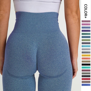 Leggings de Yoga de Cintura Alta sin Costuras para Mujer, Levanta Glúteos, Compresión en la Espalda con Forma de Luna, para Gimnasio, Yoga y Correr - Product Image 1