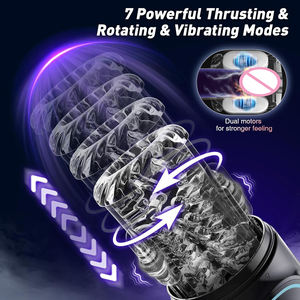 Maschio Masturbatore Giocattoli per Adulti Pene <span class=keywords><strong>Pump</strong></span> Giocattoli per il Sesso Maschio per gli Uomini Pascella <span class=keywords><strong>Pussy</strong></span> 7 di Figa Rotante Succhiando Succhiando Leccata Stroker - Product Image 3