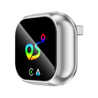 Adaptateur sans fil 2 en 1 CarPlay Android Auto avec puce GPS intégrée, dongle sans fil pour voitures équipées de CarPlay filaire d'usine
