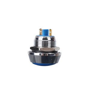 Lumière indicatrice LED bleue étanche IP65 en acier inoxydable 12/16/19/22MM, ultra-lumineuse - Product Image 5