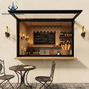 Modernes Aluminium-Klappfenster mit Schlankem Rahmen, Doppelverglasung, Schalldicht, Belüftung, Maßanfertigung, Chinesische Fabrik, Hurrikan-Resistent - Product Image 3