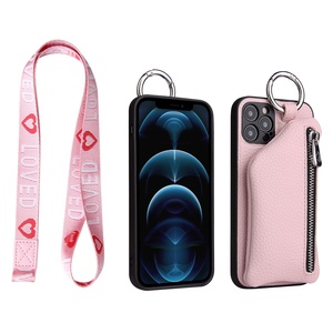Custodia per telefono cellulare con <span class=keywords><strong>tracolla</strong></span> in pelle <span class=keywords><strong>a</strong></span> <span class=keywords><strong>tracolla</strong></span> con custodia <span class=keywords><strong>a</strong></span> portafoglio Coque per iPhone 11 13 14 Pro Max - Product Image 1