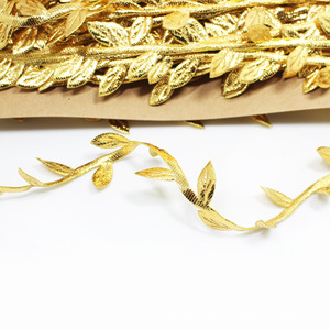 Bandes de feuilles de soie Meng Weihe 200m, feuilles artificielles or et argent, guirlandes pour décorations de mariage, accessoires extérieurs, décoration intérieure - Product Image 4