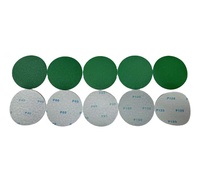 Disque abrasif en film polyester vert 150mm 6 trous 600 grains disque de papier sablé pour métal/bois/peinture de voiture