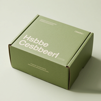 Boîtes d'expédition en carton ondulé vert olive personnalisées SHIRUN, vente en gros, impression de logo, vêtements, cosmétiques, en vrac, OEM, étiquette privée