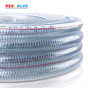 Pvc Rõ Ràng Xoắn Ốc Dây Thép Gia Cố Cấp Thực Phẩm Mùa Xuân Trong Suốt Bơm Heavy Duty Xả Nước Hose Ống