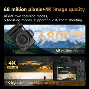 <span class=keywords><strong>Appareil</strong></span> <span class=keywords><strong>photo</strong></span> hybride <span class=keywords><strong>reflex</strong></span> numérique haute définition DC101 avec capteur CMOS, vidéo 4K/1080p, stabilisation électronique, filtre beauté et écran inclinable - Product Image 2