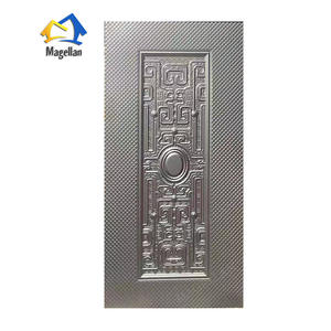 Precio competitivo Puerta <span class=keywords><strong>Exterior</strong></span> Puerta Piel Hoja de acero estampada Piel de puerta de acero en relieve - Product Image 1