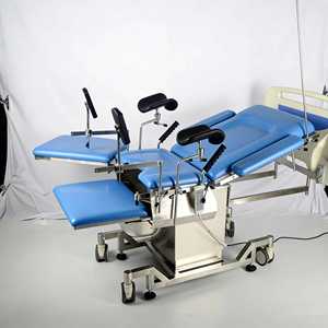 Table d'examen gynécologique électrique pour clinique hospitalière, table d'accouchement obstétrique - Product Image 1