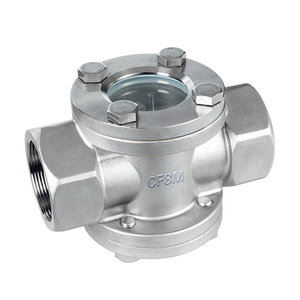 Stainless Steel Indicator Sight Glass Glass Flanged ANSI B16.10 ANSI150 LB 300LB JIS B2002 JIS10K 20K PN16 DIN2633 - Product Image 2