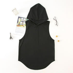 Felpe <span class=keywords><strong>con</strong></span> <span class=keywords><strong>cappuccio</strong></span> da uomo <span class=keywords><strong>senza</strong></span> <span class=keywords><strong>maniche</strong></span> <span class=keywords><strong>con</strong></span> indumento da uomo/felpe <span class=keywords><strong>senza</strong></span> <span class=keywords><strong>maniche</strong></span> per allenamento in palestra personalizzate da uomo - Product Image 6