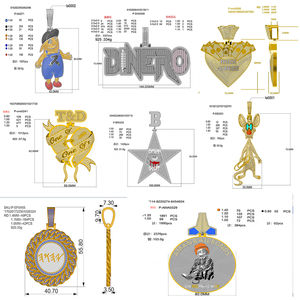 Joyería de Hip Hop para hombre Iced Out, colgante de letra personalizada, Plata de Ley 925 VVS Moissanite, número de diamante, nombre, colgante de logotipo inicial - Product Image 6