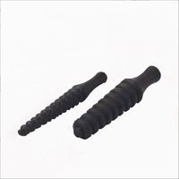 Bouchon en caoutchouc de silicone enduit de poudre par pulvérisation Bouchon tiré à la main Bouchon de trou de protection industriel galvanisé