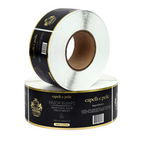 Etiquetas de Papel Autoadhesivas Personalizadas, Ecológicas e Impermeables para Botellas de Vino, con Código de Barras, Diseño de Logotipo Personalizado y Corte a Troquel para Empaquetado