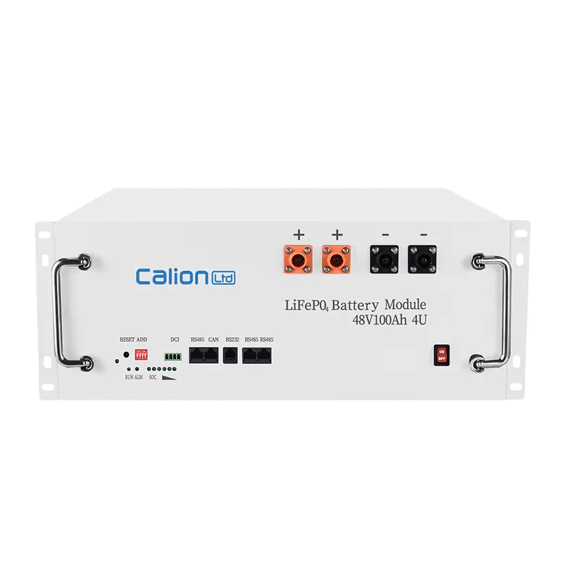 Calion lifesolar pil modülü 48V 51.2v 50Ah Supporting 200Ah depolama aküsü destekleyen güneş enerjisi sistemi ile