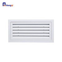 Grille de ventilation à persiennes à 45 degrés en aluminium, amovible, pour plafond ou mur, pour retour d'air, couvercle de ventilation CVC