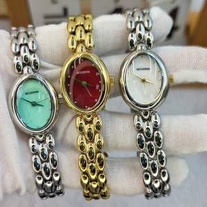 Orologio da <span class=keywords><strong>Donna</strong></span> Elegante con Logo Personalizzato, in Acciaio Inossidabile, Minimalista e di Lusso, Forma Ovale, Orologio al Quarzo, Produttore OEM, Fornitore di Orologi - Product Image 2