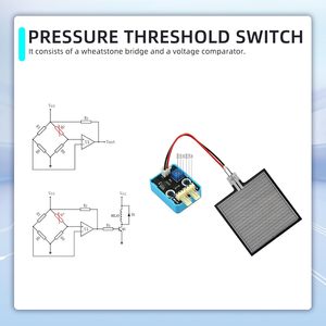 RP-S40-ST <b>Thin</b> Film Pressure Sensor 40mm Piezoresistive Sensor Pad For Precision Measurement Applications - Product Image 6