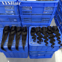 Cheveux bouclés birmans bruts, échantillon gratuit paquet de cheveux humains vierges cambodgiens droits, vente en gros de 100% cheveux bruts vietnamiens non transformés