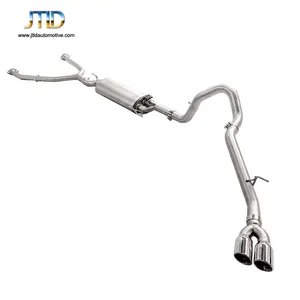 JTLD High performance exhaust Race 304SS Catback Valvetronic Dual Sport Exhaust for Toyota Tundra 2022 V6 3.5TT