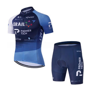 2025 été à manches courtes respirant <span class=keywords><strong>cyclisme</strong></span> costume ensemble vêtements <span class=keywords><strong>de</strong></span> sport <span class=keywords><strong>de</strong></span> plein air <span class=keywords><strong>Tour</strong></span> <span class=keywords><strong>De</strong></span> <span class=keywords><strong>France</strong></span> <span class=keywords><strong>cyclisme</strong></span> équipe <span class=keywords><strong>cyclisme</strong></span> costume bleu - Product Image 1