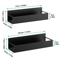Support de rangement magnétique pour cuisine, porte-sacs de conservation, porte-rouleaux de papier, support latéral pour réfrigérateur, fixation murale sans perçage, quatre niveaux