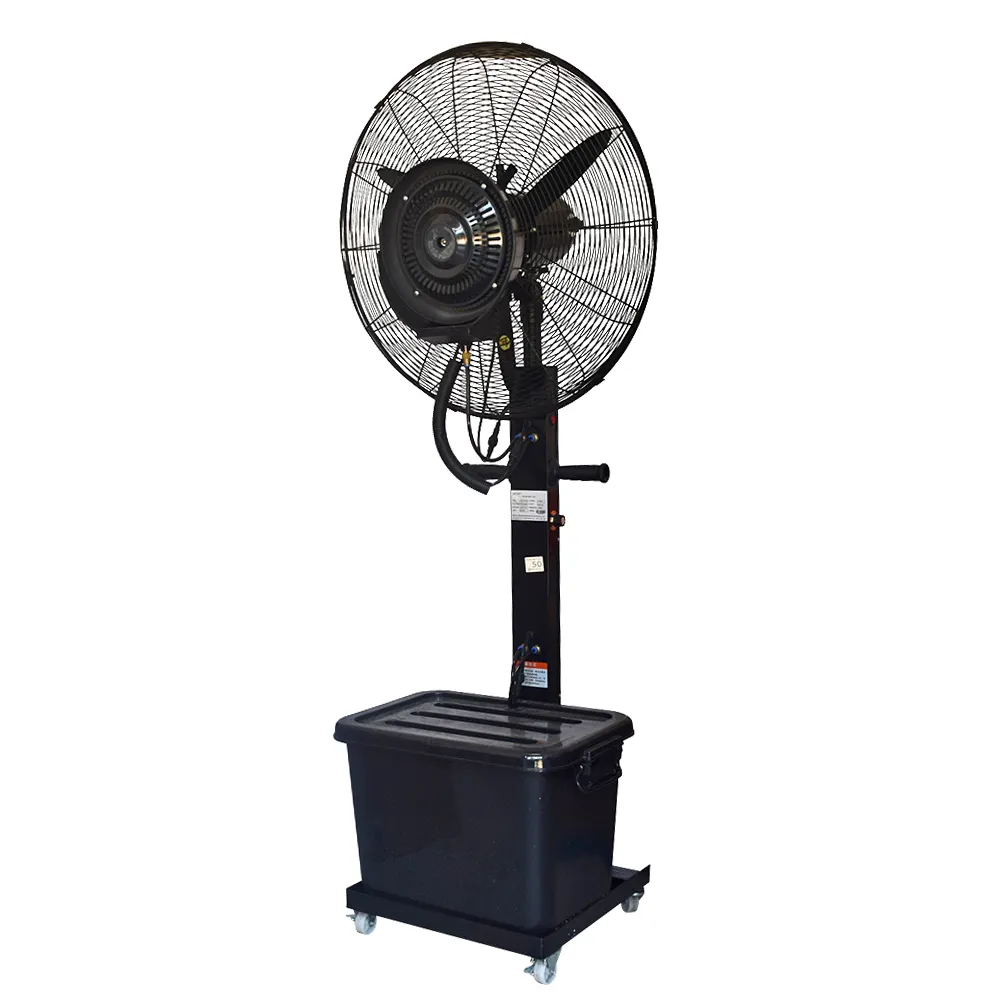 High quality 110/220V warehouse three speed inverter design energy saving wide angle adjustment spray fan