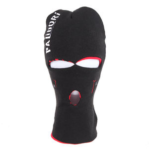 आउटडोर साइकिलिंग प्रतिवर्ती व्यक्तित्व स्किमस्क कस्टम लोगो मुद्रित पूर्ण चेहरे मास्क तीन छेद जैक्वार्ड स्की मास्क बैलाकलव - Product Image 3