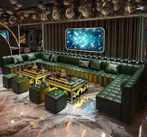 Commercial Vip Night Club Bar Strip Club Meubles Narguilé Salon Meubles Led Center Dj Booth Table Bar Salon Sièges Canapé Ensemble - Product Image 2