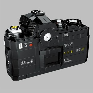 Kit di Blocchi da Costruzione Fotocamera Digitale Retrò per Bambini e Adulti con Design Modello Giocattolo Educativo STEM per Costruzione Creativa 627 Pezzi - Product Image 6