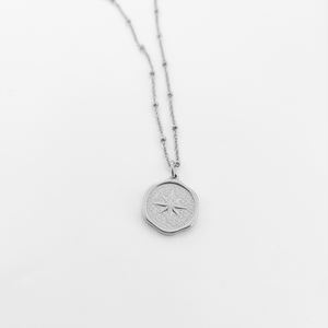 Compas coulé <span class=keywords><strong>roman</strong></span> collier Science géographie bijoux géométrie sacrée Fibonacci pendentif pour femmes hommes - Product Image 4