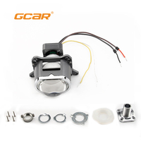 Projecteur de phare carré universel GCAR RS1, petit modèle de 3 pouces, 60W, lumière laser bi-LED avec support d'installation facilement détachable