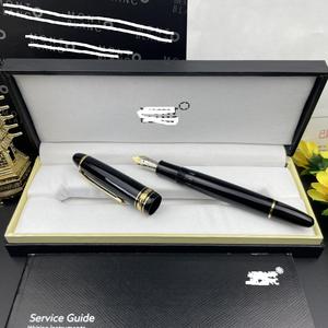 Boîte-cadeau de luxe transparente 149 stylo à bille avec plume fine allemande lisse 0.7mm écriture bleu/noir encre métal-laiton - Product Image 3