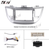 Nouveau produit : Cadre d'interface stéréo pour autoradio et système de navigation pour HYUNDAI TUCSON IX35, support de fixation pour écran 9/10 pouces