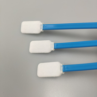 Écouvillon de salle blanche 125 mm - Excellente absorption, compatible IPA/acetone - pour le nettoyage des lentilles, des férules de fibres, des microscopes et des capteurs