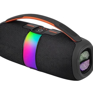 Portable RGB LED Mini <strong>Wireless</strong> IPX6 Waterproof Audio <strong>System</strong> Outdoor Party Activity Stereo <strong>Speaker</strong> <strong>Microphone</strong> TWS USB TF Plastic - Product Image 1