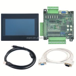 แผงหน้าจอสัมผัส HMI ขนาด 7 นิ้ว และแผงควบคุมอุตสาหกรรม PLC ซีรีส์ FX3U พร้อมสายเคเบิลสื่อสารสำหรับดาวน์โหลด หน้าจอควบคุมอุตสาหกรรม - Product Image 1