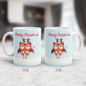 Tasses à café en céramique personnalisées bon marché pour promotion de Noël 2021, 11 oz - Product Image 6