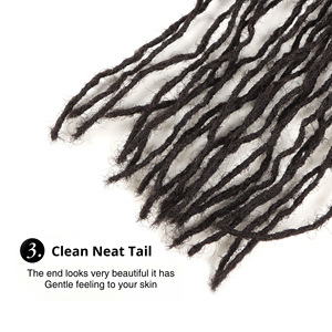 Orientfashion Venta al por mayor Dreadlocks Interlocs Cabello humano Microlocks Extensiones Sisterlocks 0,2 cm - Product Image 6