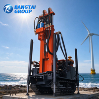 Machine de forage de puits d'eau sur chenilles hydraulique diesel pour l'extraction des eaux souterraines, la construction de forages profonds et la construction de puits d'irrigation